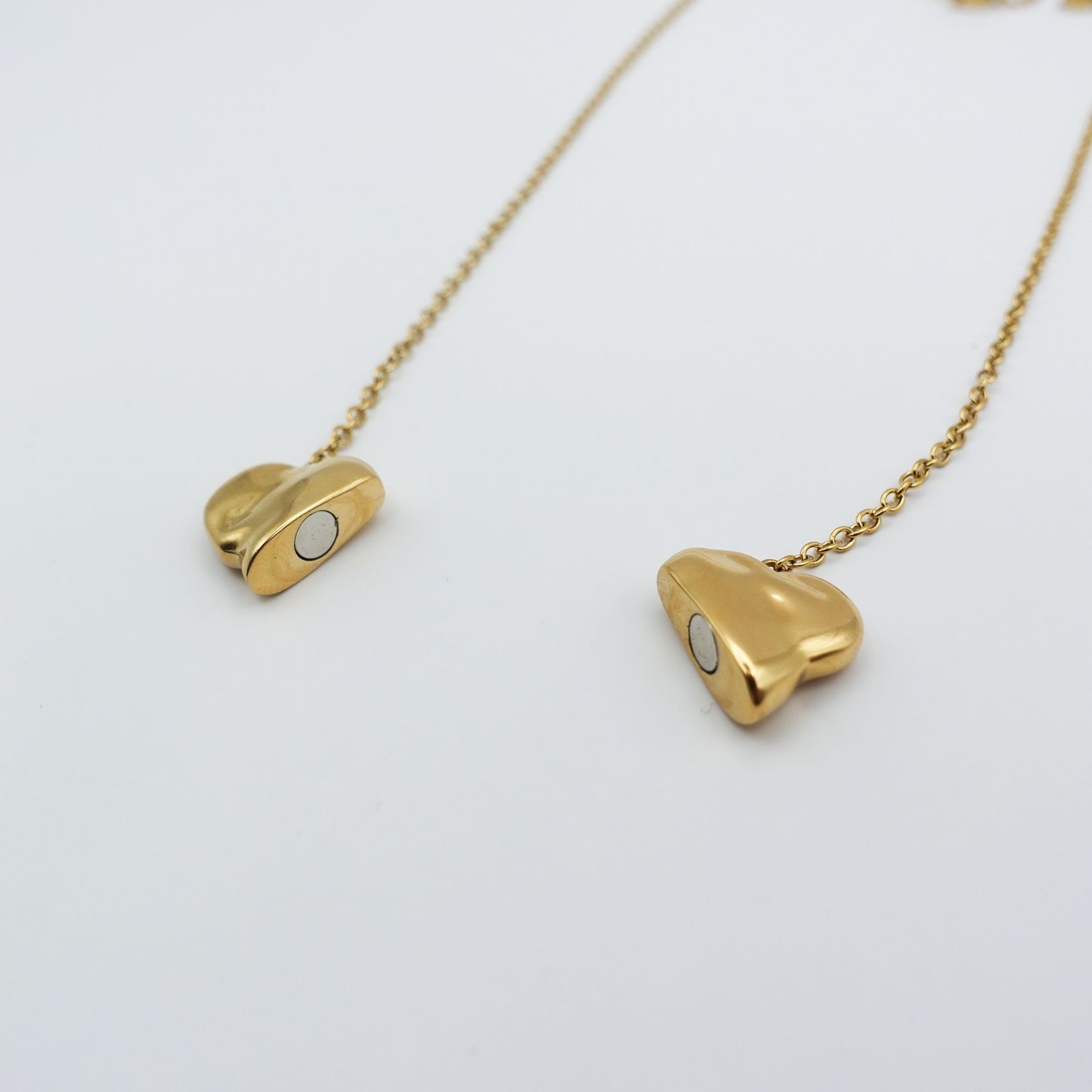 Cloud Magnet Fidget-ketting - goud roestvrij staal