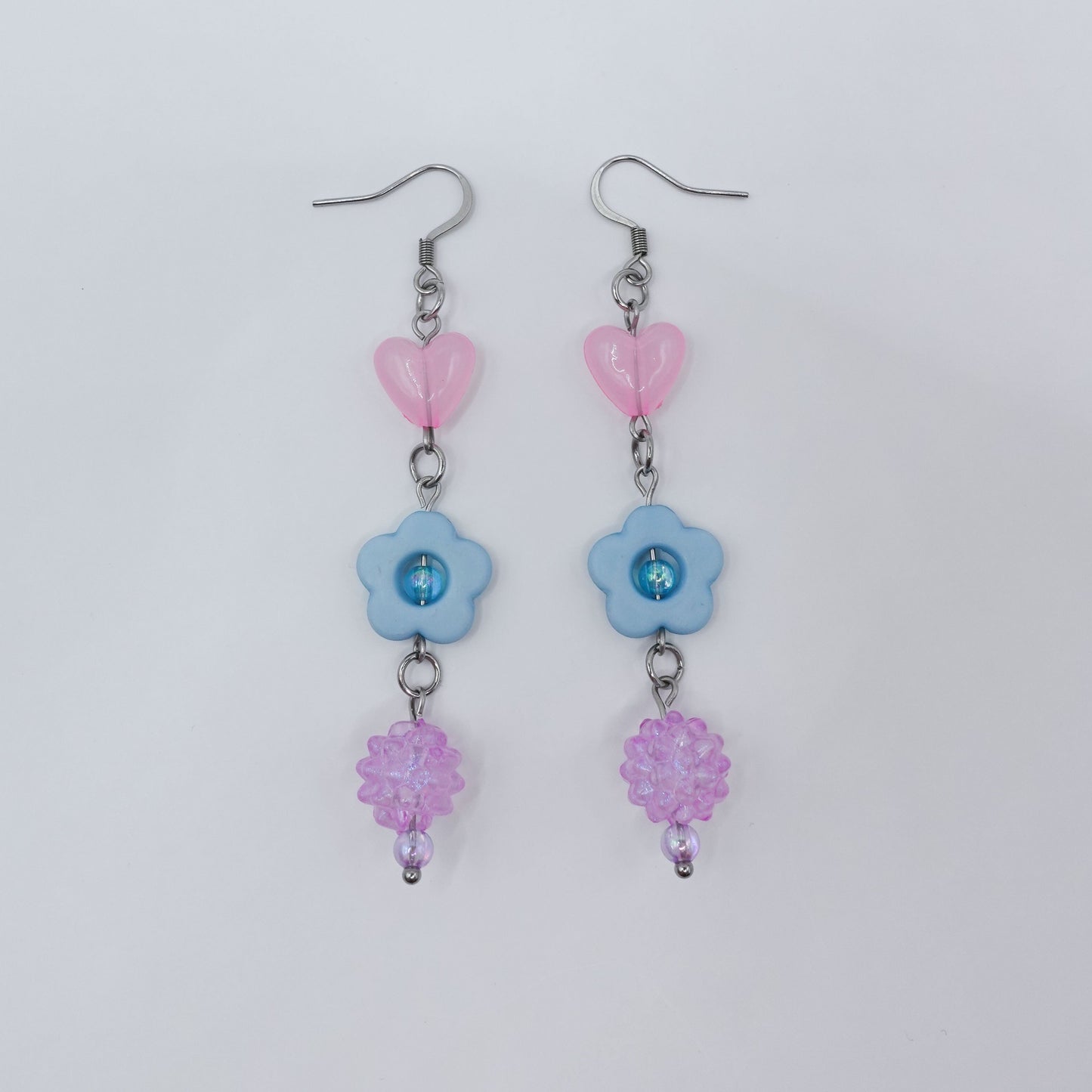 Dangle Fidget Earrings - Silver