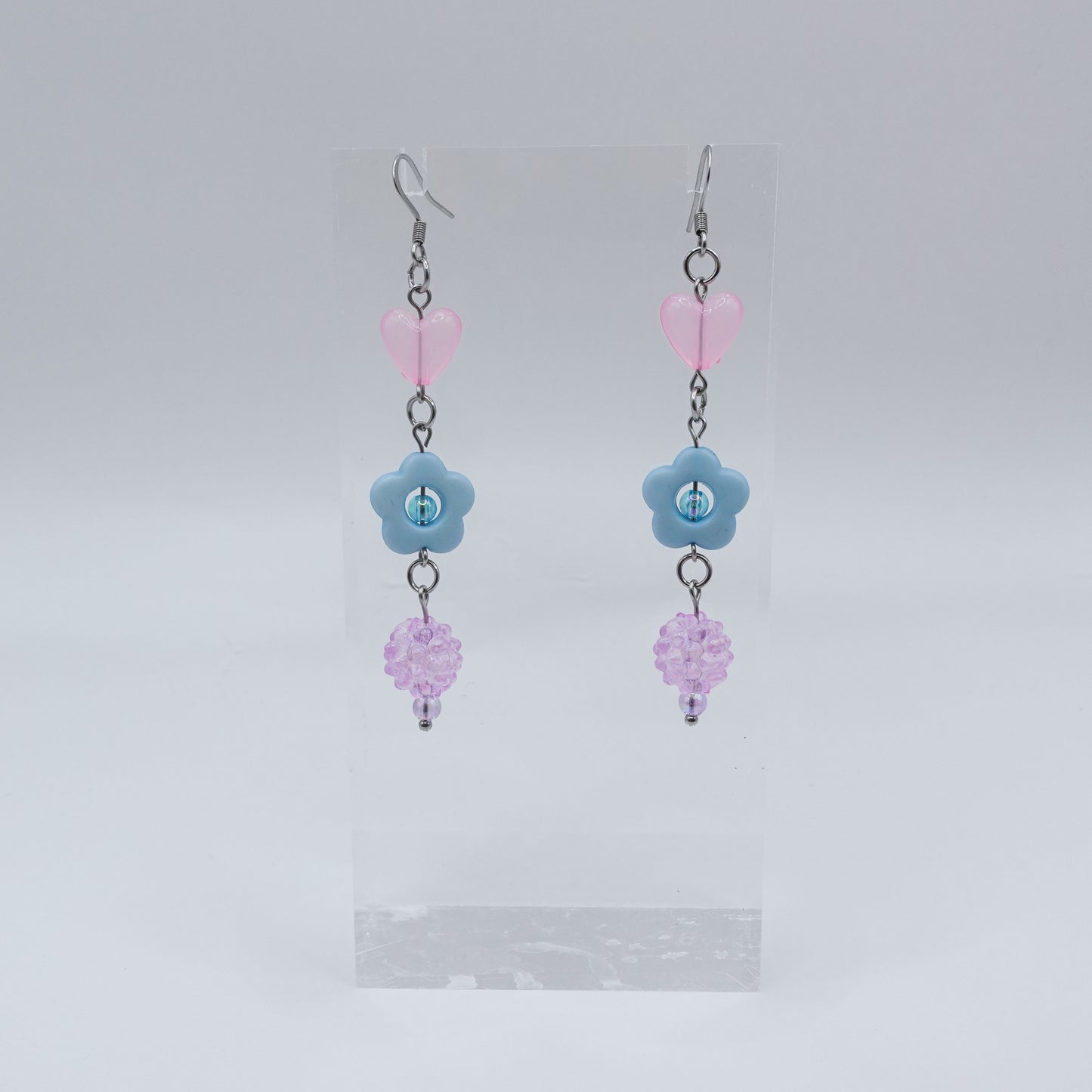 Dangle Fidget Earrings - Silver