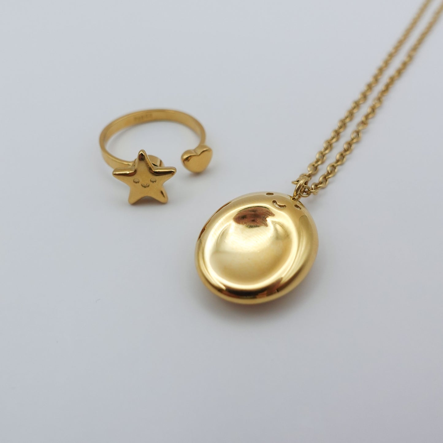 The Happy Duo - Gold Stainless Steel