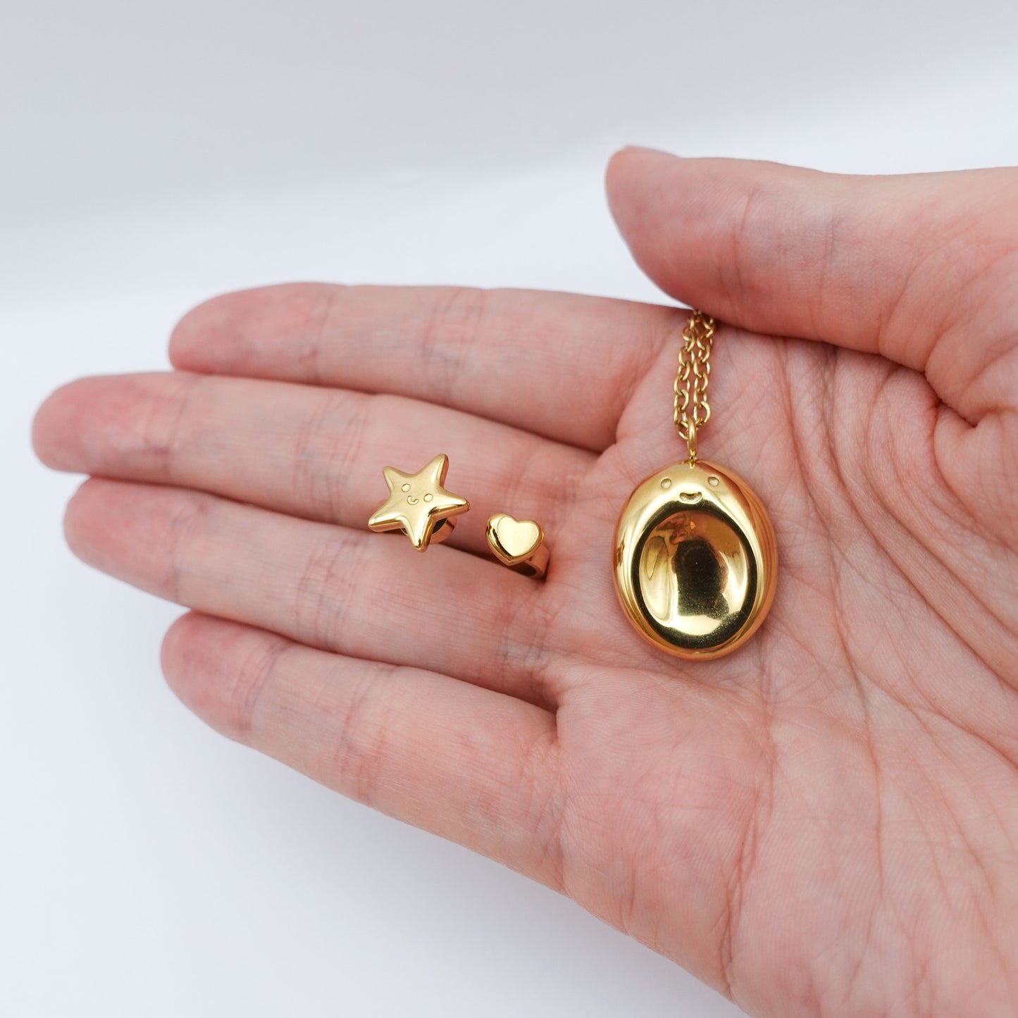 The Happy Duo - Gold Stainless Steel