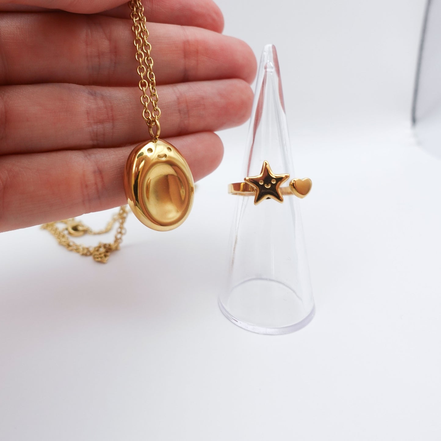 The Happy Duo - Gold Stainless Steel