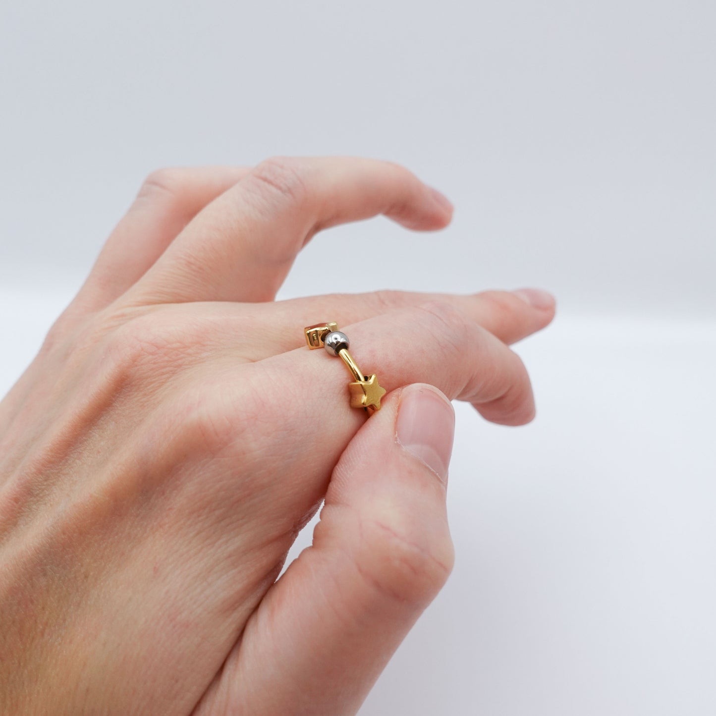 Solar System Fidget Ring - Gold Stainless Steel