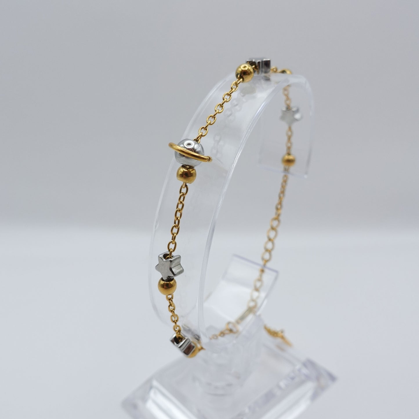 Solar System Fidget Bracelet - Gold Stainless Steel