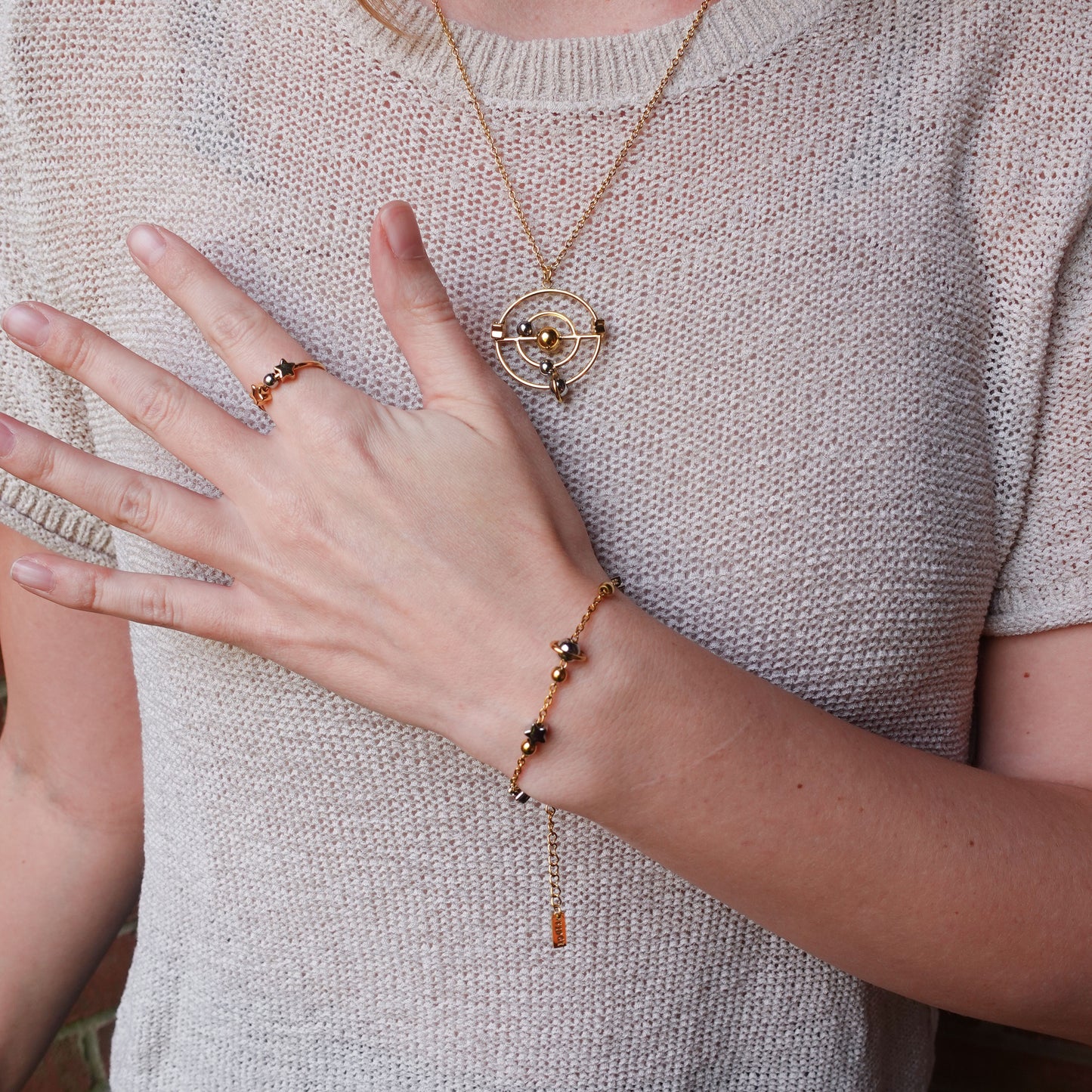 Solar System Collection - Gold Stainless Steel