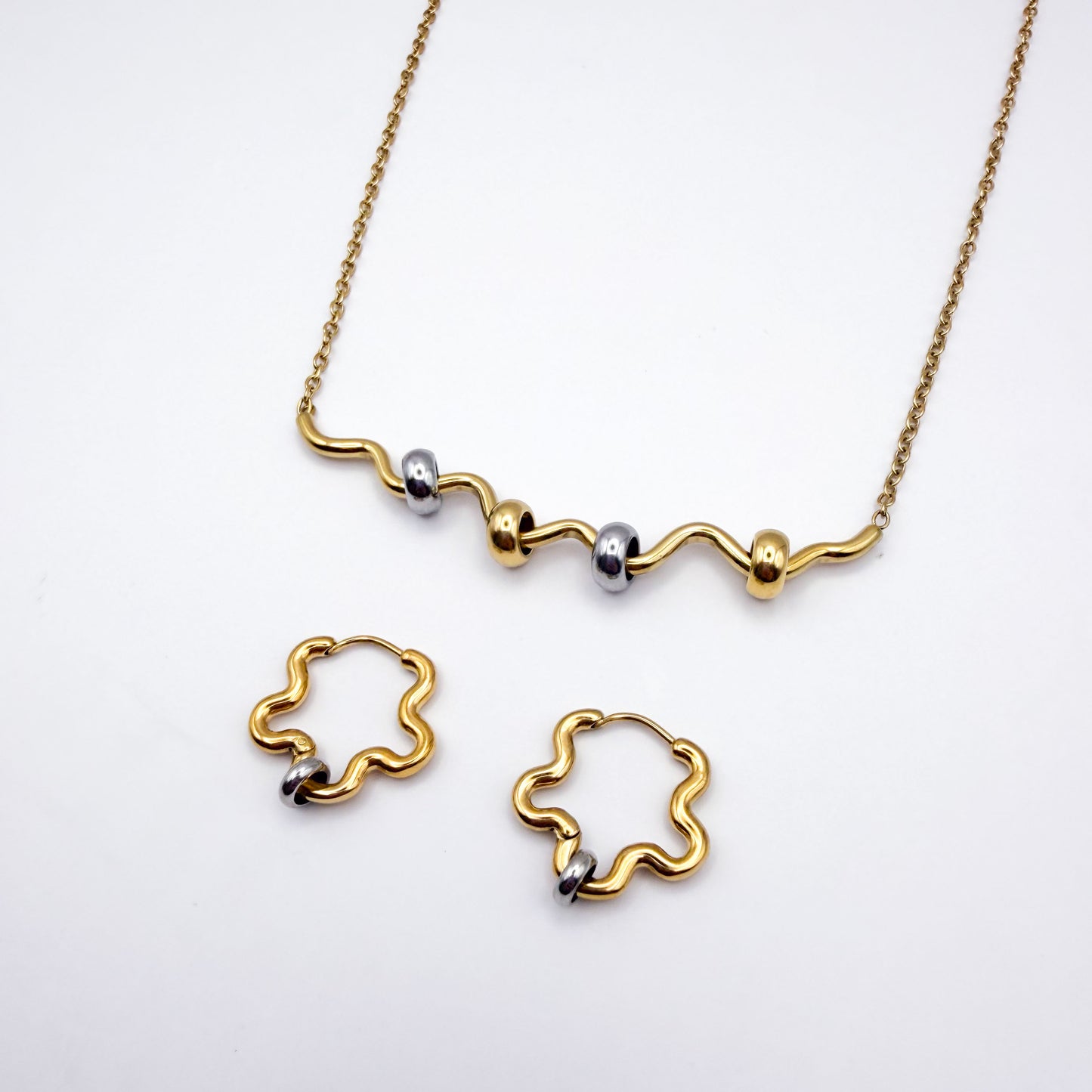 Mini-Squiggle Duo - Gold Stainless Steel