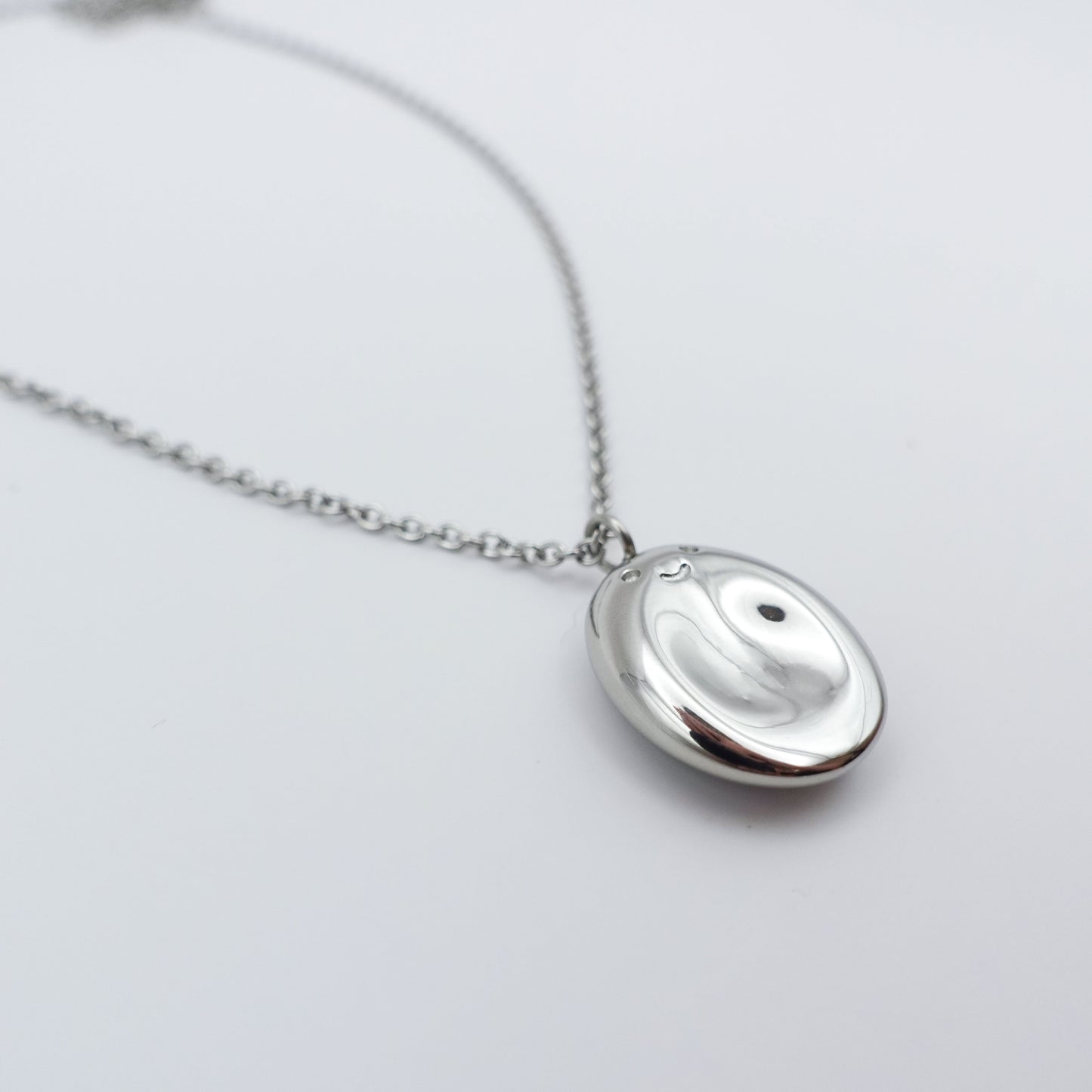 Zorgensteen ketting - Zilver roestvrij staal