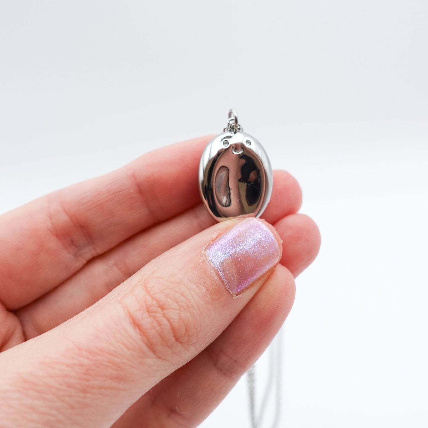 Zorgensteen ketting - Zilver roestvrij staal