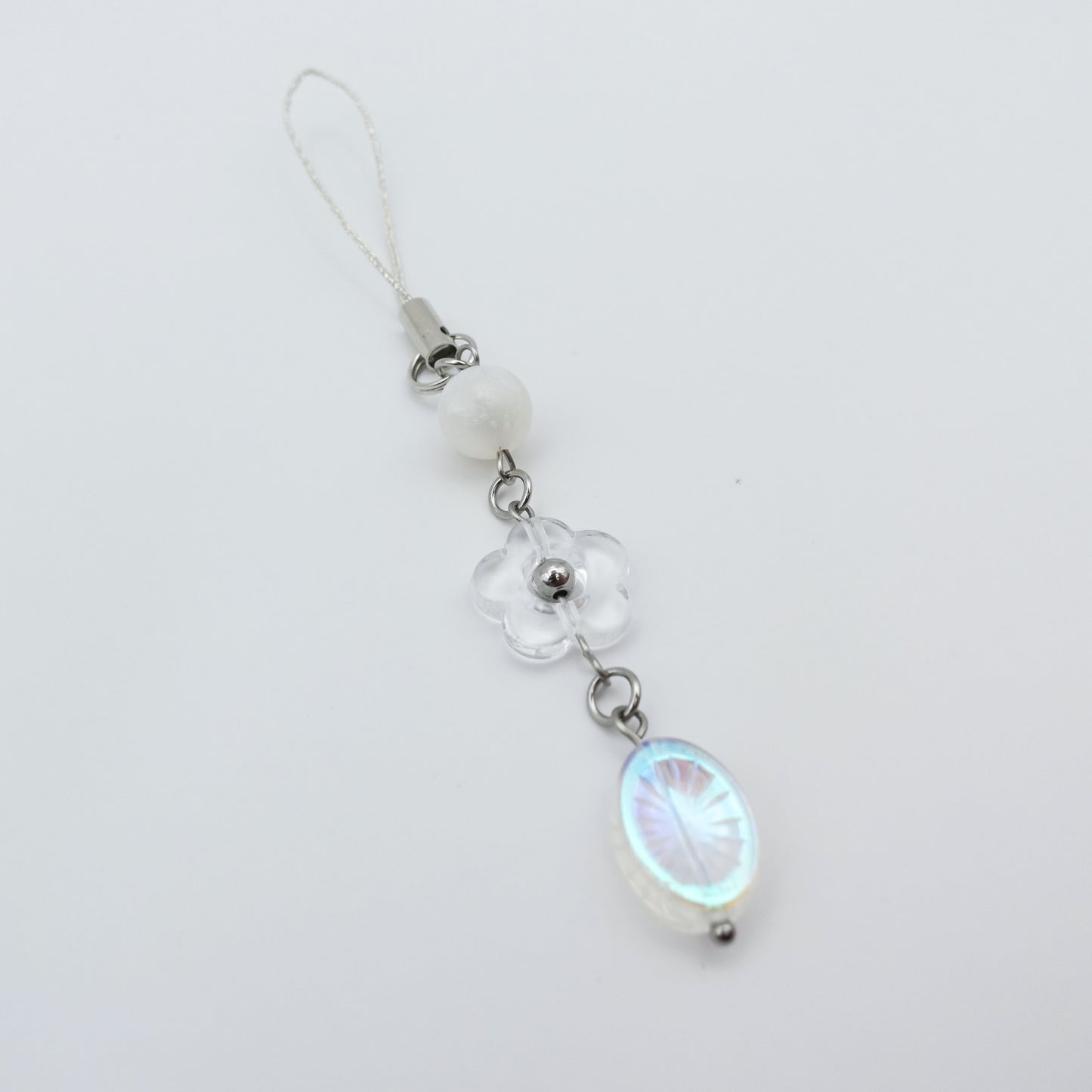 Fidget Phone Charm - Zilverkleurig