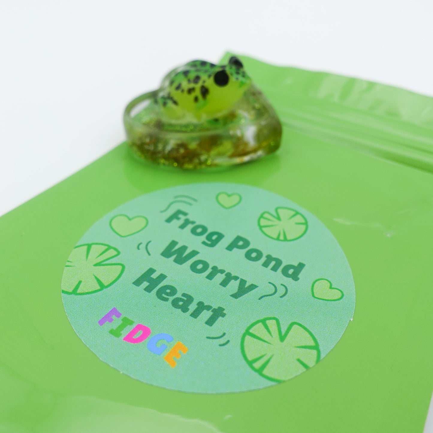 Bubble Buddy - Frog Pond Worry Heart