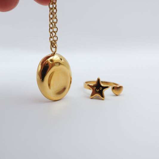 The Happy Duo - Gold Stainless Steel