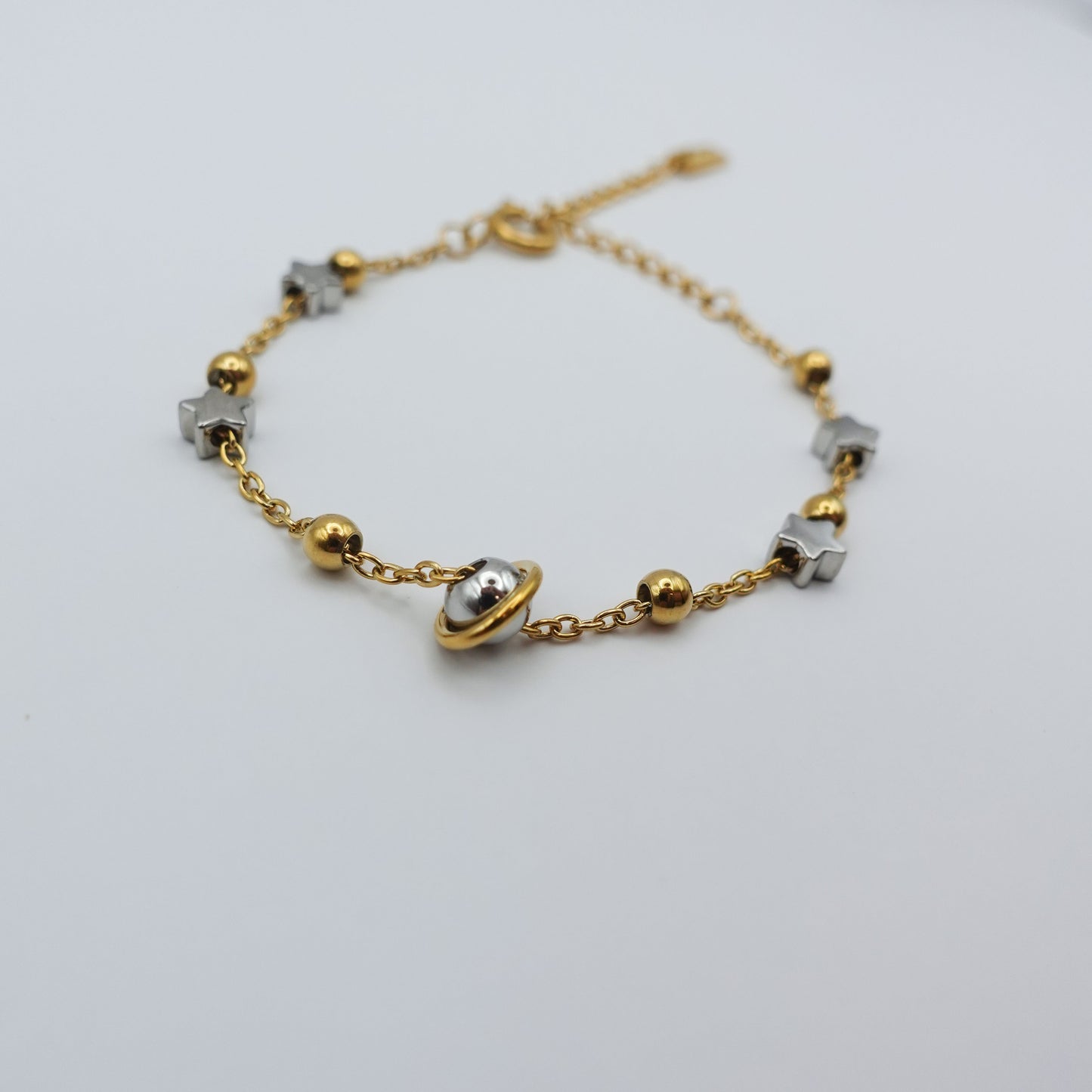 Solar System Fidget Bracelet - Gold Stainless Steel