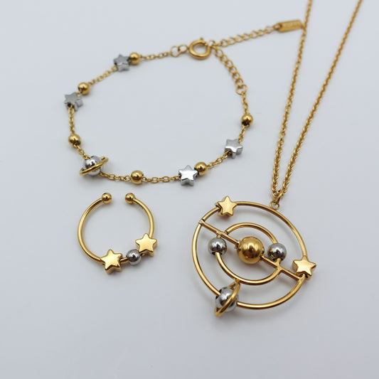 Solar System Collection - Gold Stainless Steel