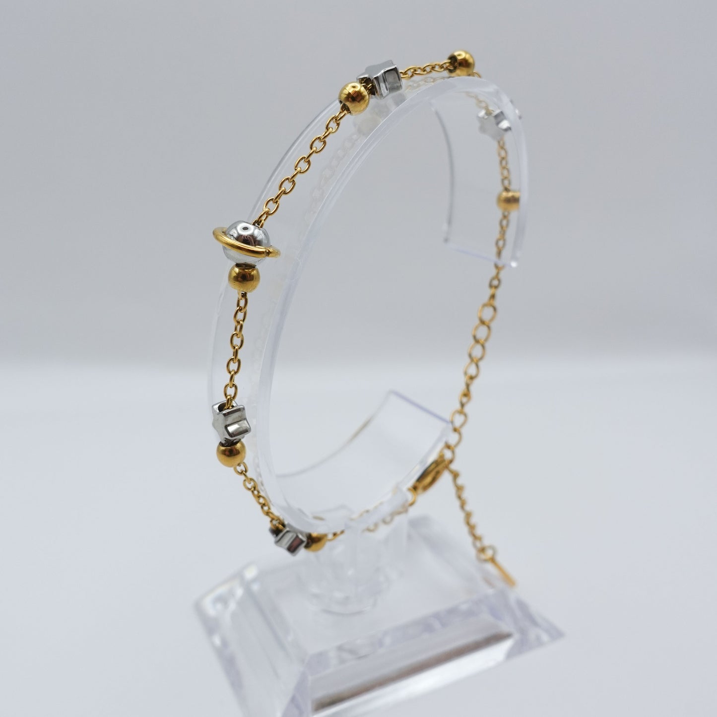 Solar System Fidget Bracelet - Gold Stainless Steel