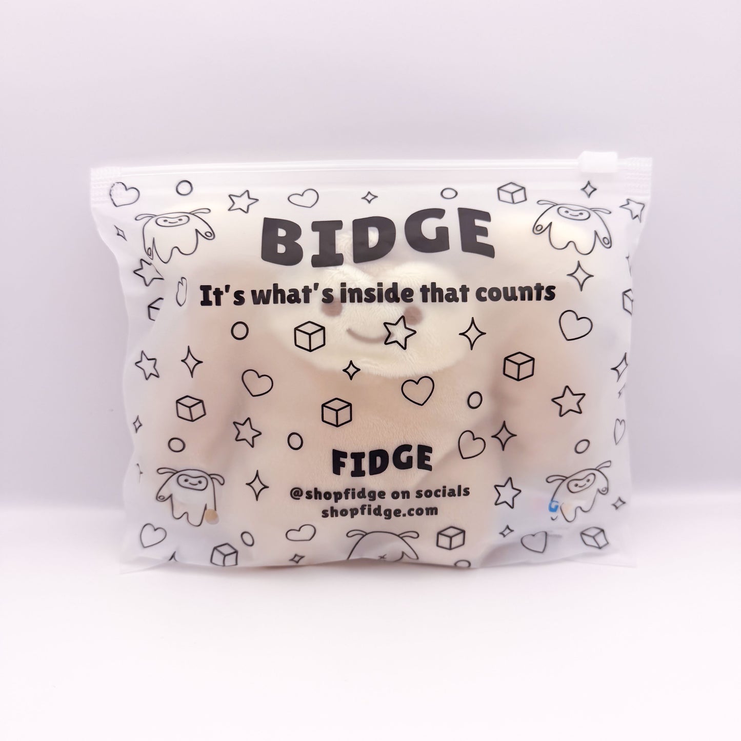 Mocha Bidge Fidget Plushie Keychain