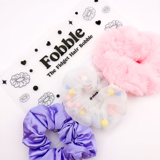 Fobble - The Fidget Hair Bobble - Pastel Collection