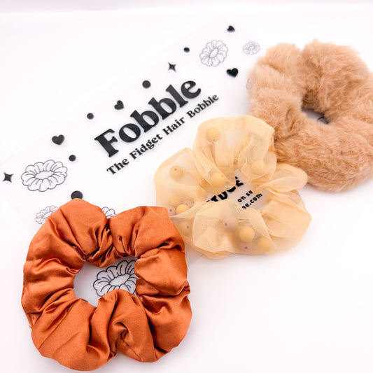 Fobble - The Fidget Hair Bobble - Neutral Collection